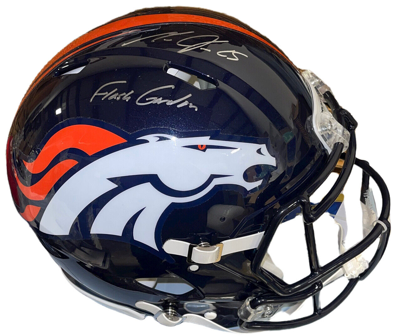 Denver Broncos Riddell Speed Authentic Helmet - Flash