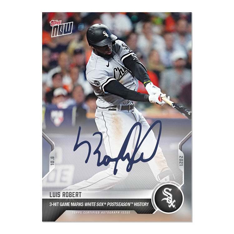 Luis Robert - 2022 MLB TOPPS NOW® Card 39 - PR: 1027