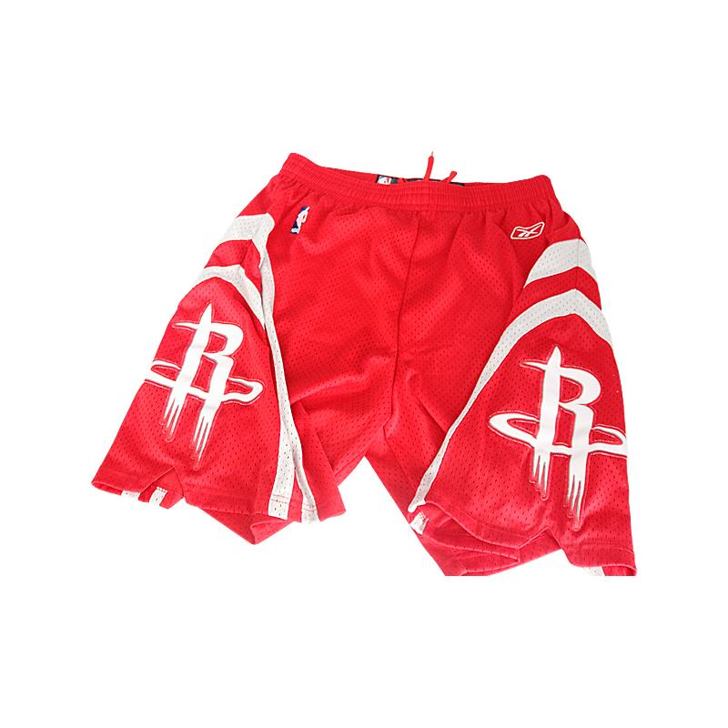 Brandon Steiner Houston Rockets Game used Red Shorts (L)