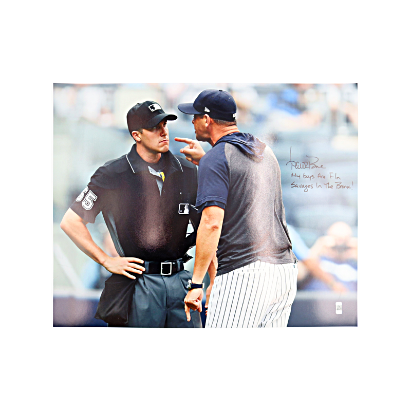 Aaron Boone New York Yankees Autographed 16X20 Photo Inscribed My