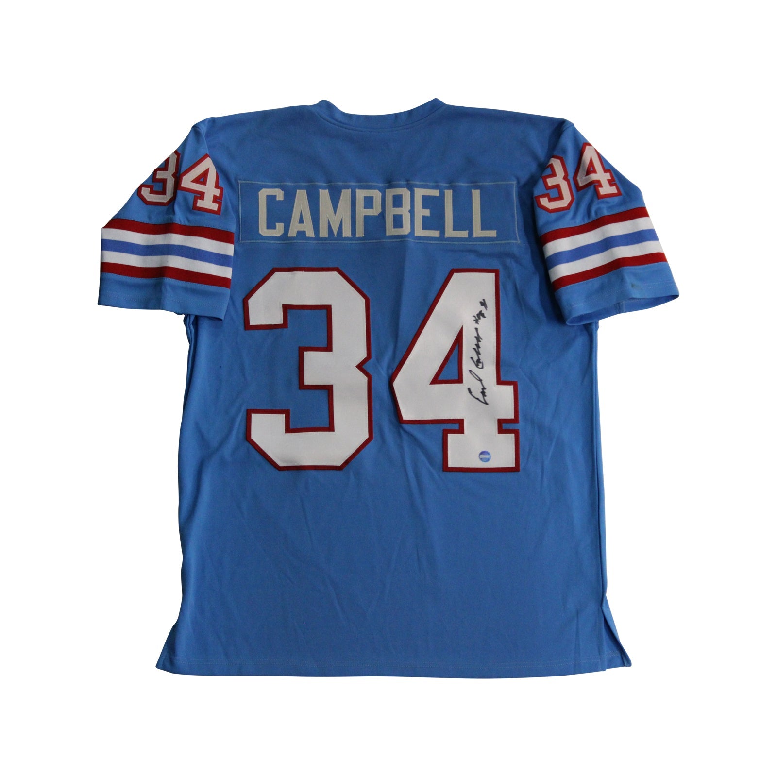 Earl Campbell Houston Oilers Autographed Blue Oilers Jersey Inscribed –  CollectibleXchange