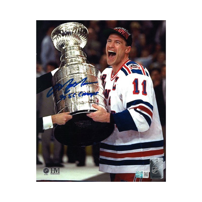 Bid On Mark Messier Autographed 94 Cup Overhead 8x10 Photograph