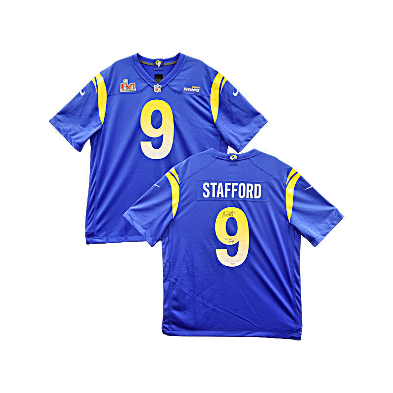 Matthew Stafford Los Angeles Rams Autographed Super Bowl LVI