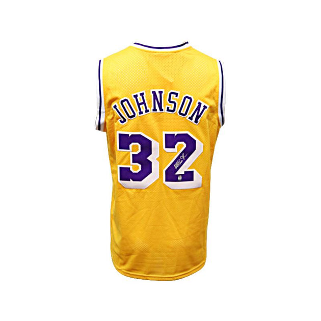Magic Johnson Signed Vintage Lakers Warm-Up Jacket (Beckett COA)