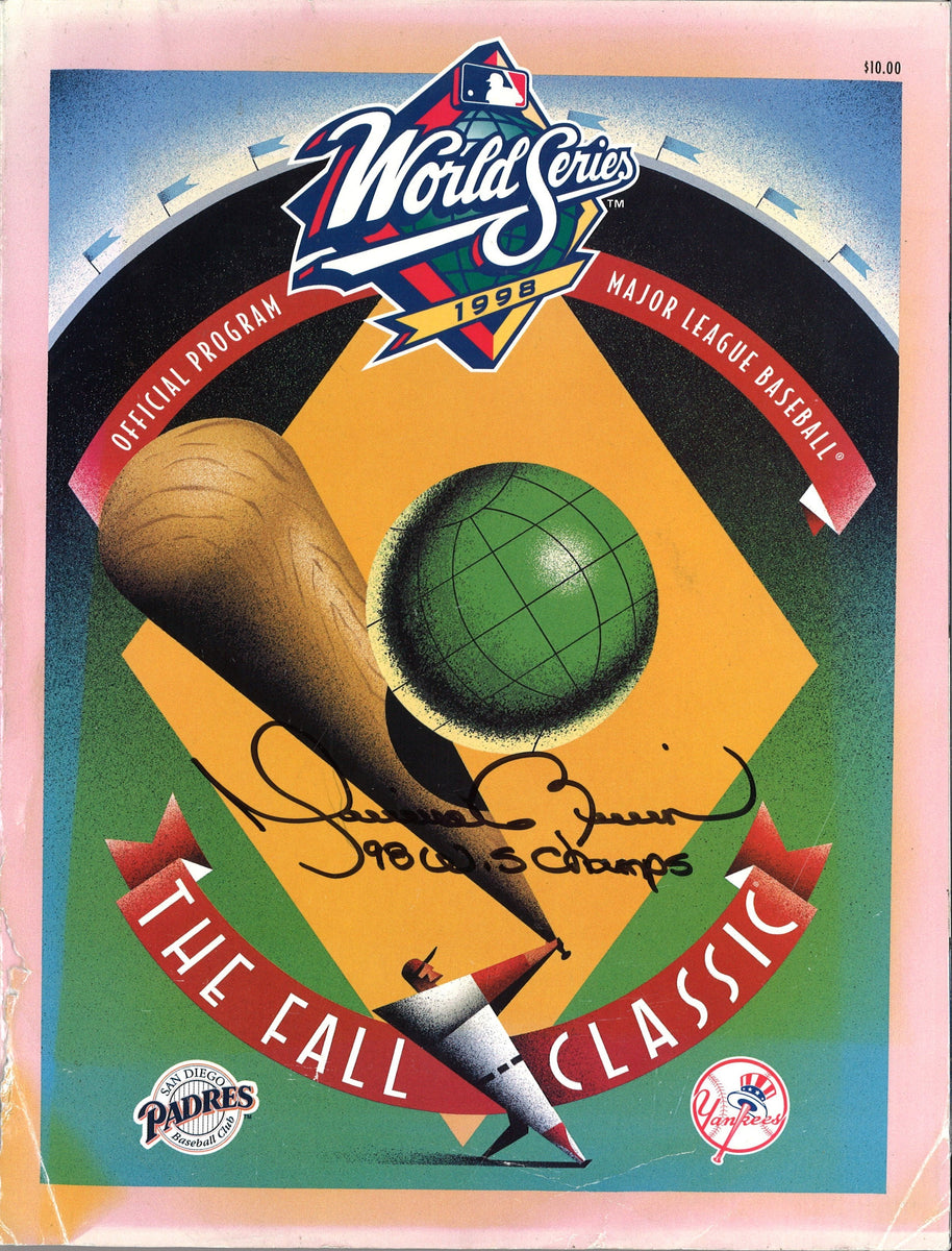 Mariano Rivera New York Yankees Autographed MLB 1998 World
