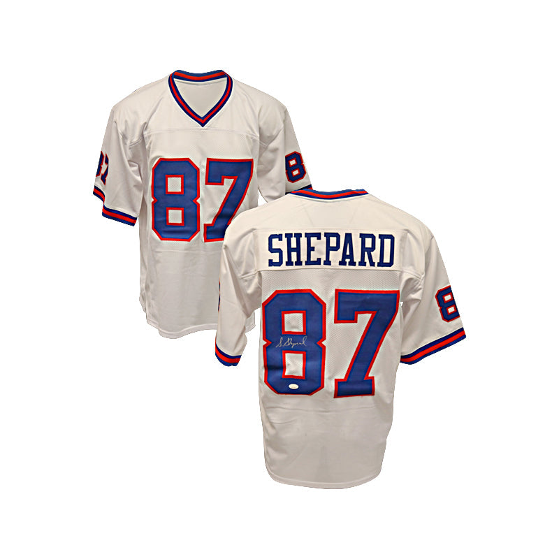 Sterling Shepard Autographed Pro Style White Color Rush Jersey (CX