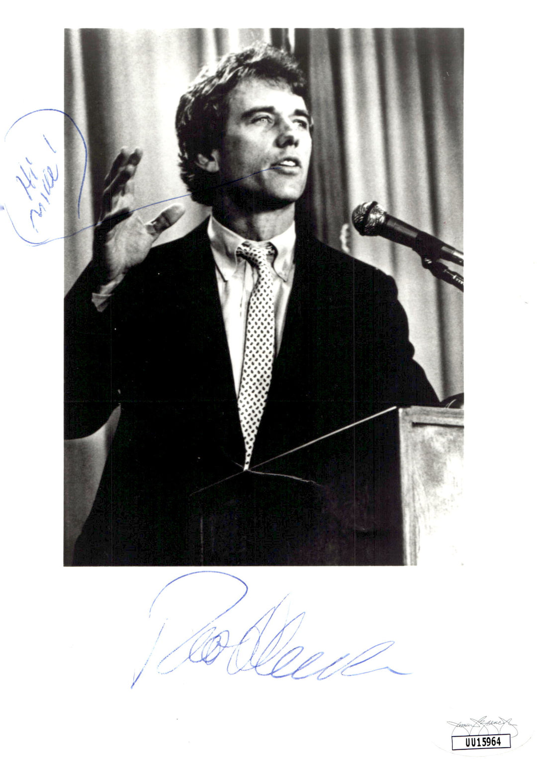 Robert F Kennedy Autographed Signed 5x7 Photo (JSA COA)