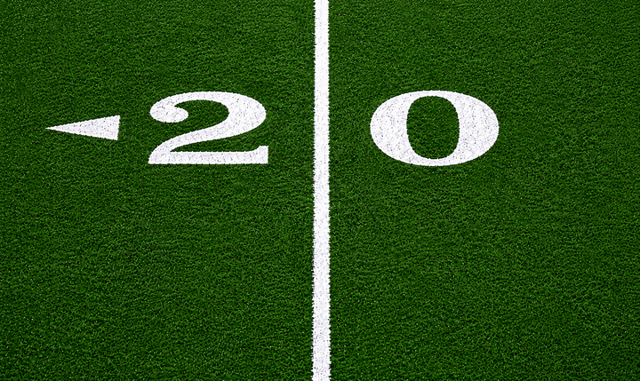 University of Michigan Authentic '-20' Yard Line Game Used Michigan Stadium Field Section (Pre-Order)