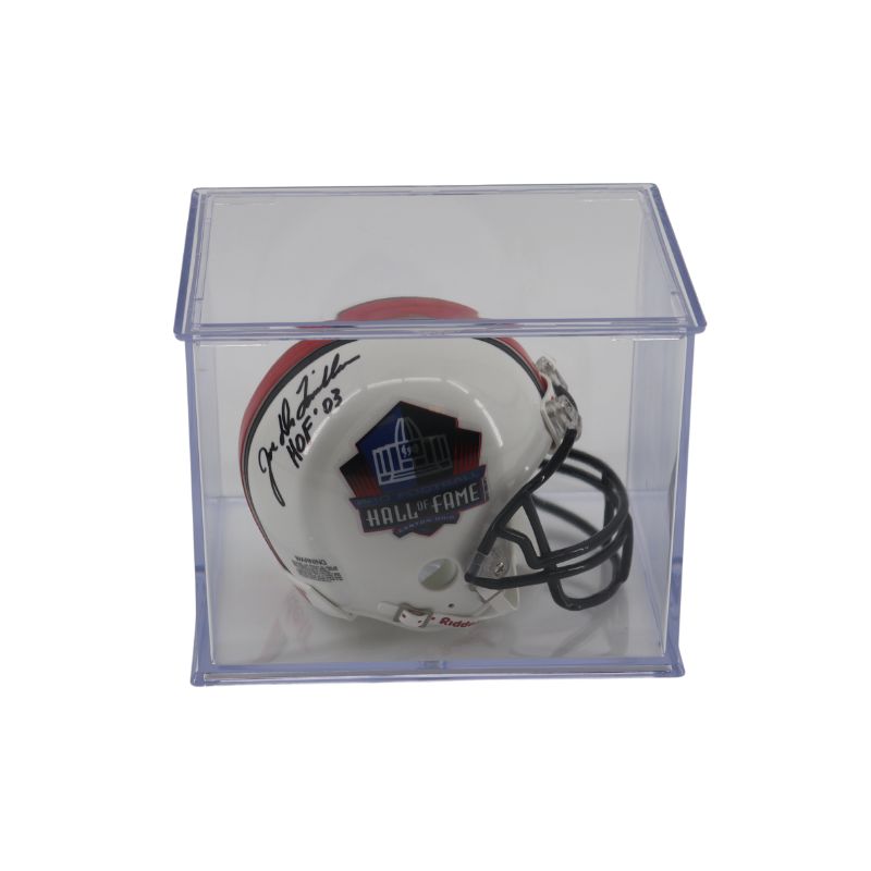 Mini Helmet Acrylic Display Case With Edged Top