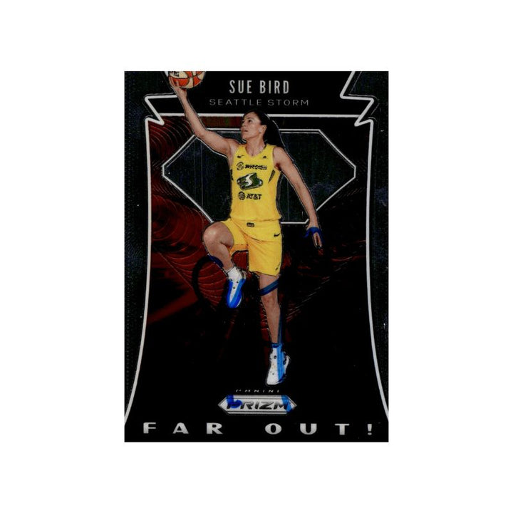 Sue Bird Seattle Storm Autographed 2020 Panini Prizm "Far Out!" Trading Card