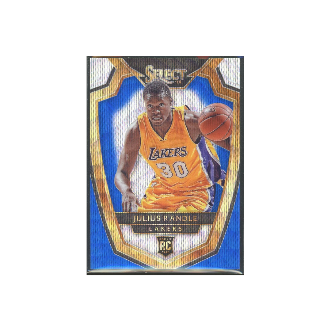 2014-15 Panini Select Basketball Premier Level #150: Julius Randle Blue Silver Rookie RC