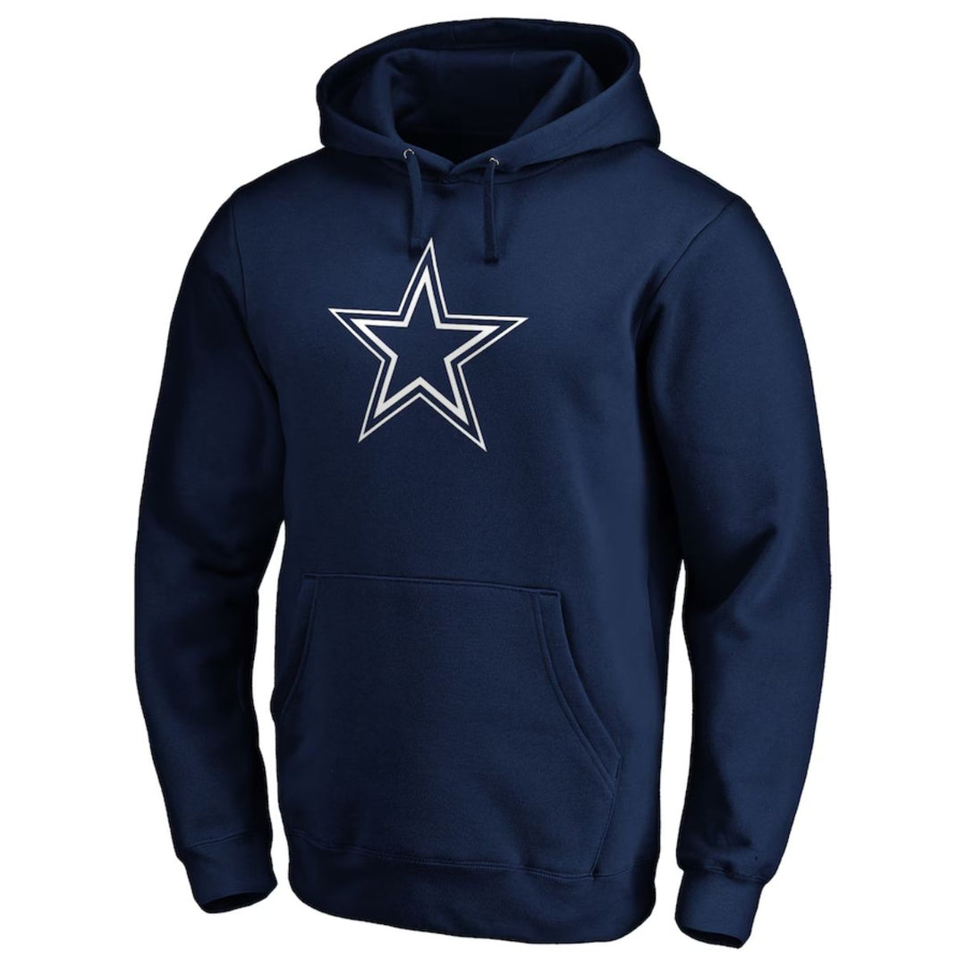 Dallas Cowboys Navy Blue Primary Logo Hoodie