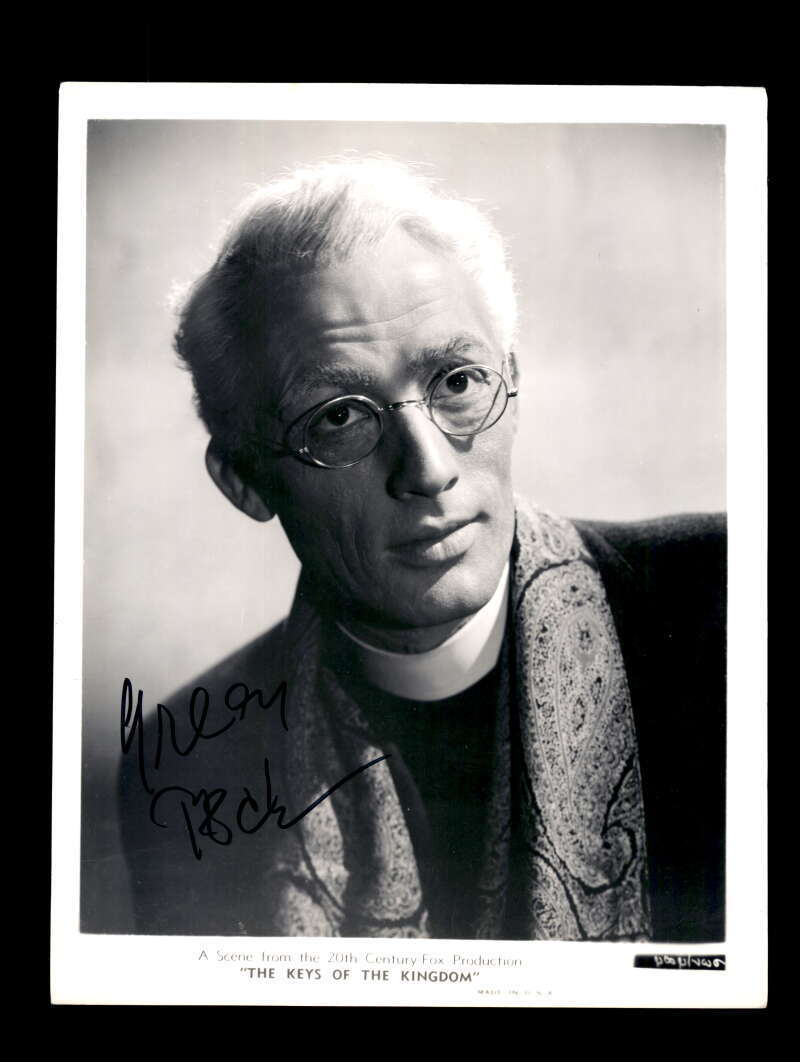 Gregory Peck JSA Coa Signed 8x10 Photo Autograph Image 1