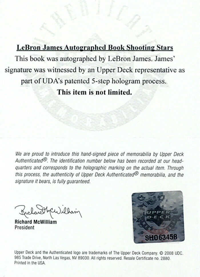 LeBron James Autographed Los Angeles Lakers Cut Signature Framed Upper Deck Image 3