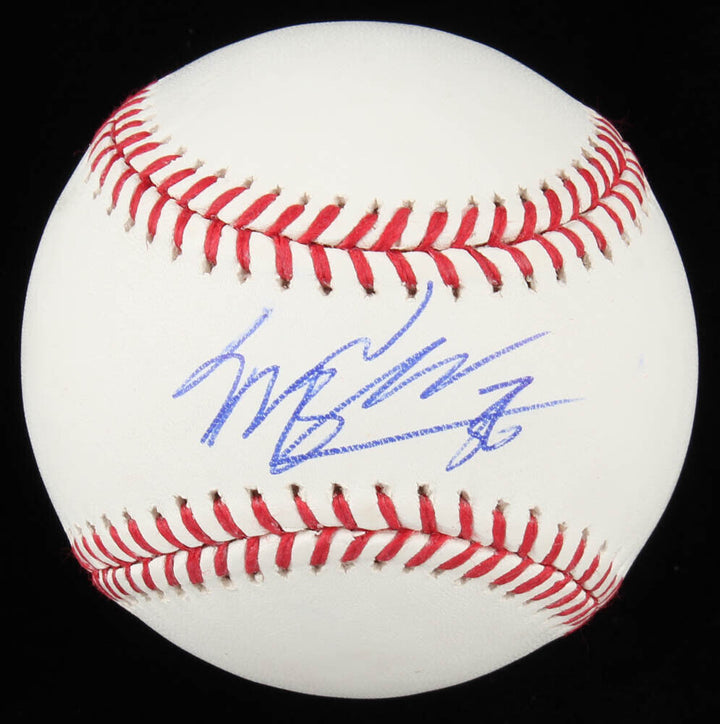 MIKE FORD SIGNED RAWLINGS OFFICIAL MLB MANFRED BASEBALL w/ JSA COA N.Y. YANKEES  Image 1