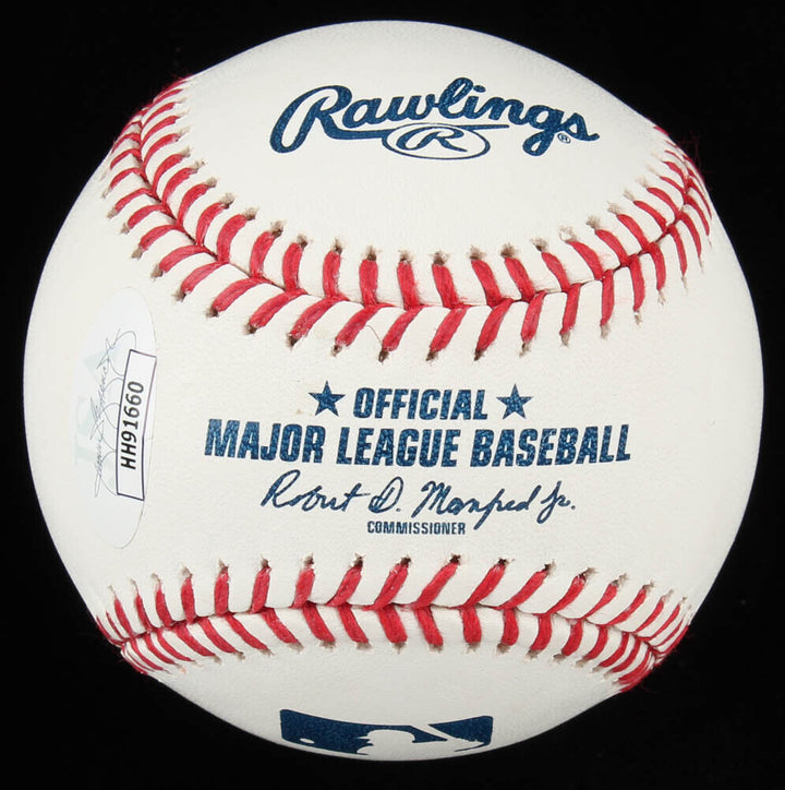 MIKE FORD SIGNED RAWLINGS OFFICIAL MLB MANFRED BASEBALL w/ JSA COA N.Y. YANKEES  Image 2