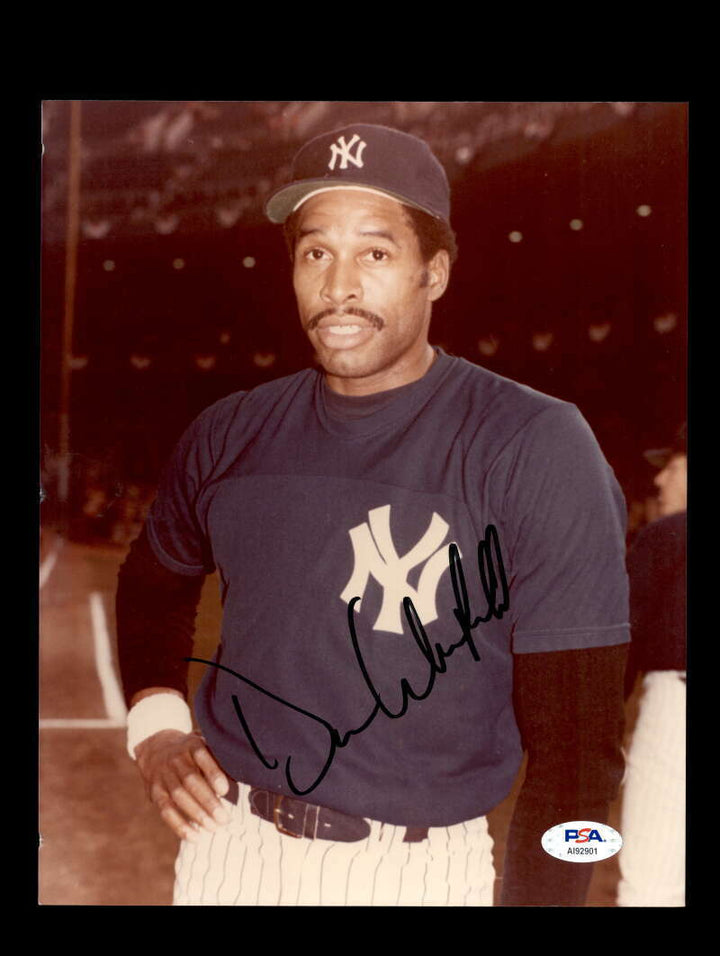 Dave Winfield PSA DNA Coa Signed 8x10 Yankees Photo Autograph Image 1