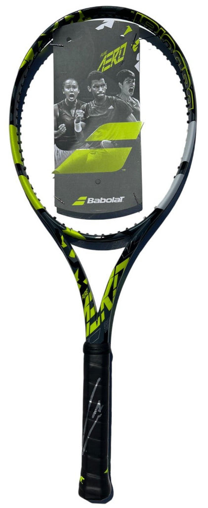 CARLOS ALCARAZ SIGNED AUTOGRAPHED BABOLAT PURE AERO 98 TENNIS