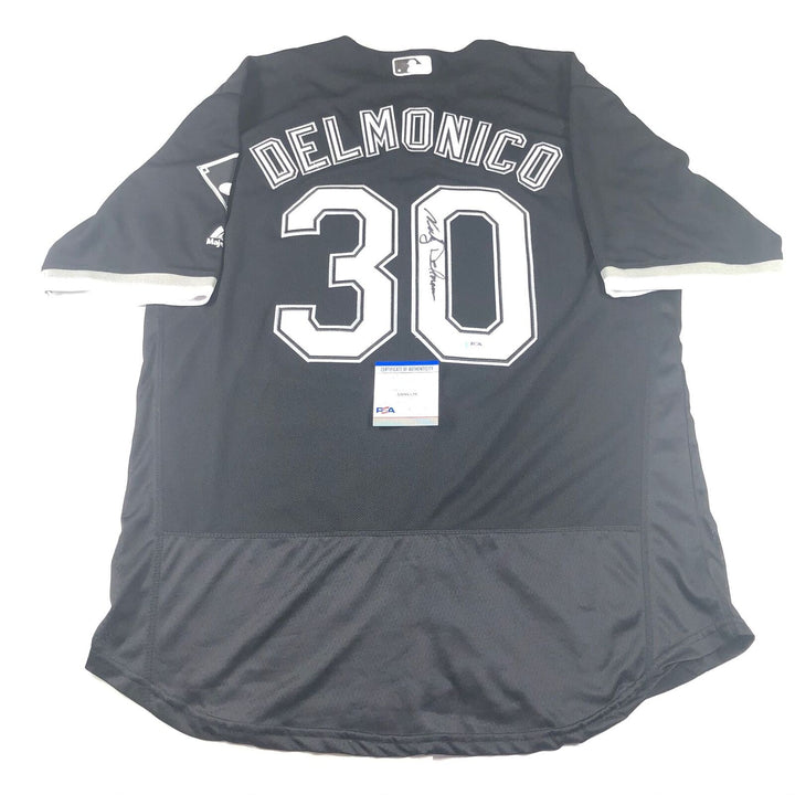 Nicky Delmonico Signed Jersey PSA/DNA Chicago White Sox Autographed Image 1