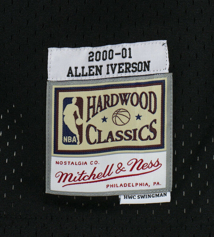 Allen Iverson Signed Philadelphia 76ers Black Camo M&N Basketball Jersey PSA/DNA Image 4