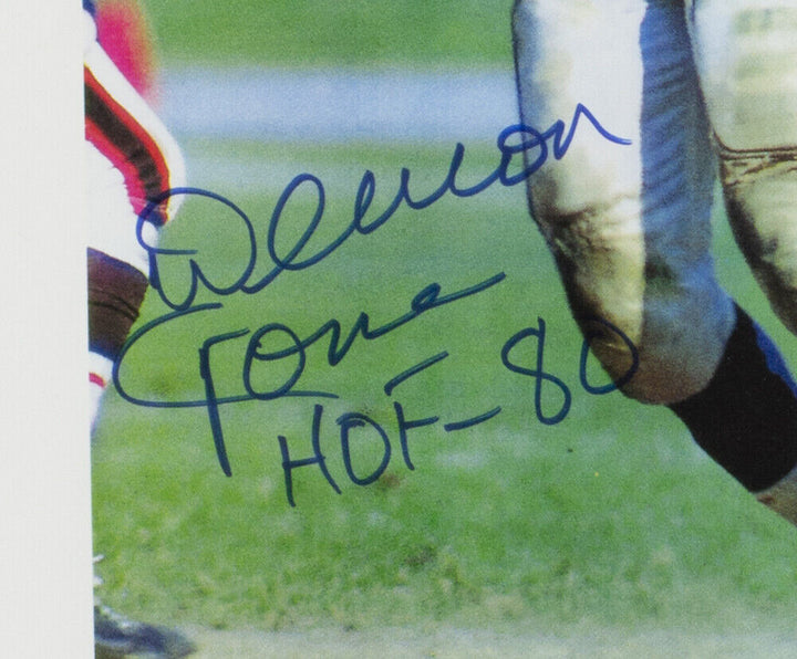Deacon Jones Signed Framed 11x17 Los Angeles Rams Football Photo HOF 80 BAS Image 2
