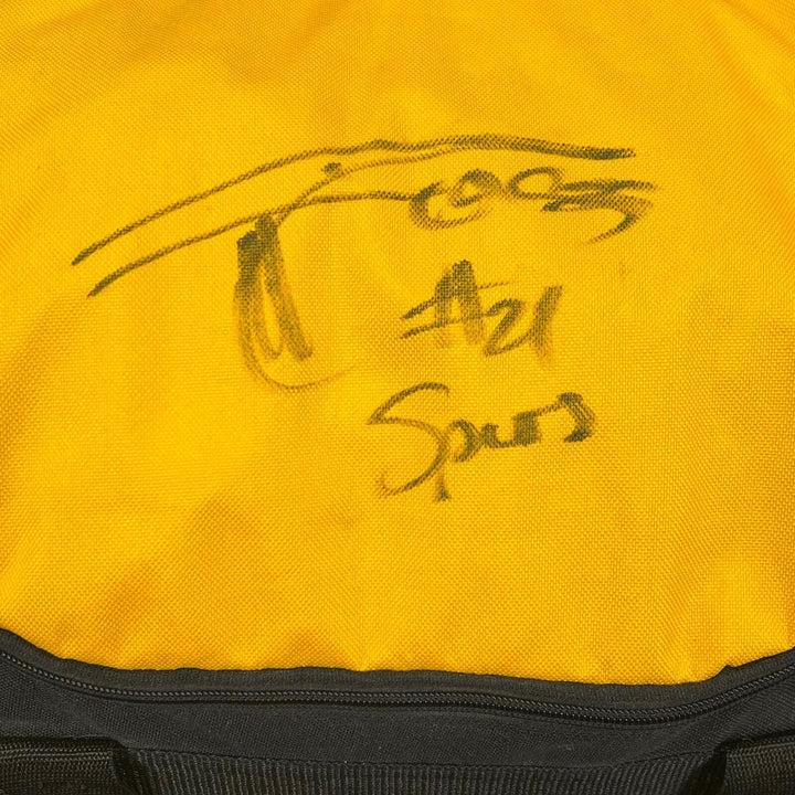 Tim Duncan Signed Duffle Bag PSA/DNA San Antonio Spurs Autographed Image 2