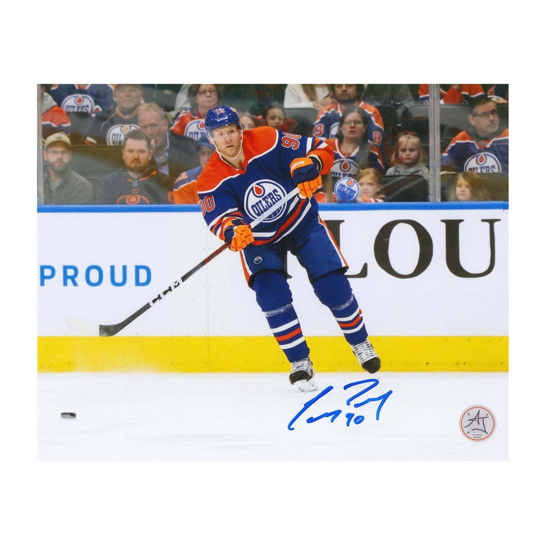 Corey Perry Signed Edmonton Oilers Playmaker 8x10 Photo Image 1