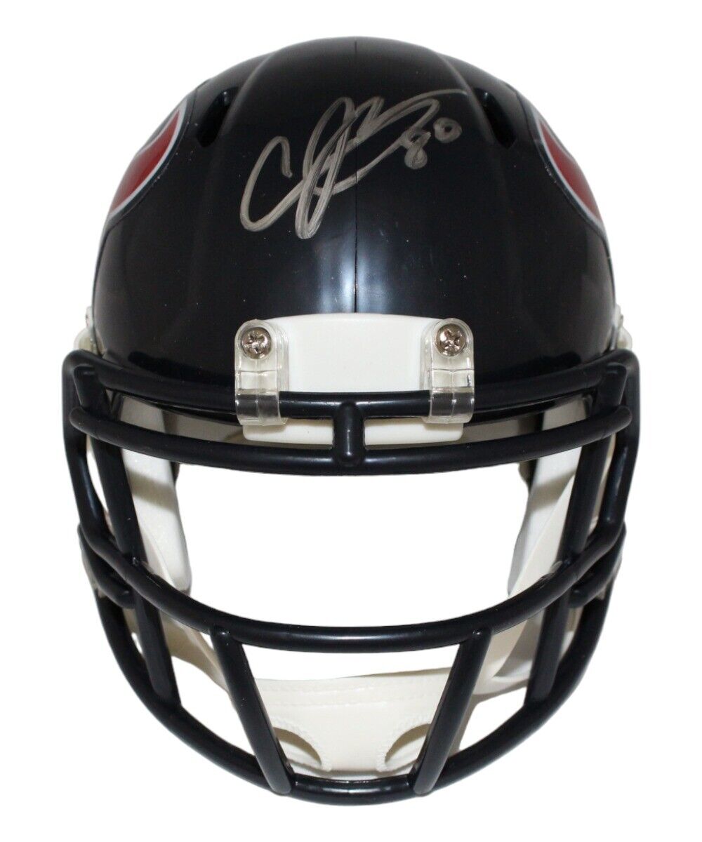 Andre Johnson Signed Houston Texans Mini Helmet Beckett 41194 Image 2
