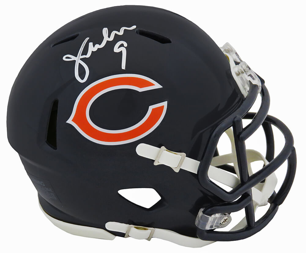 Jim McMahon Signed Chicago Bears Riddell Speed Mini Helmet - (SCHWARTZ COA) Image 1
