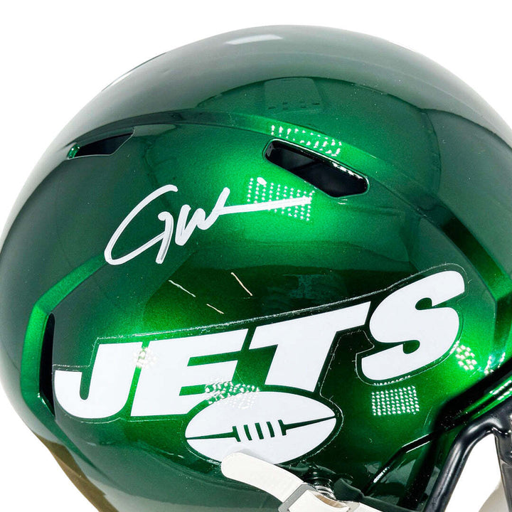 Garrett Wilson Signed New York Jets Speed Full-Size Replica Football Helmet (Fan Image 2