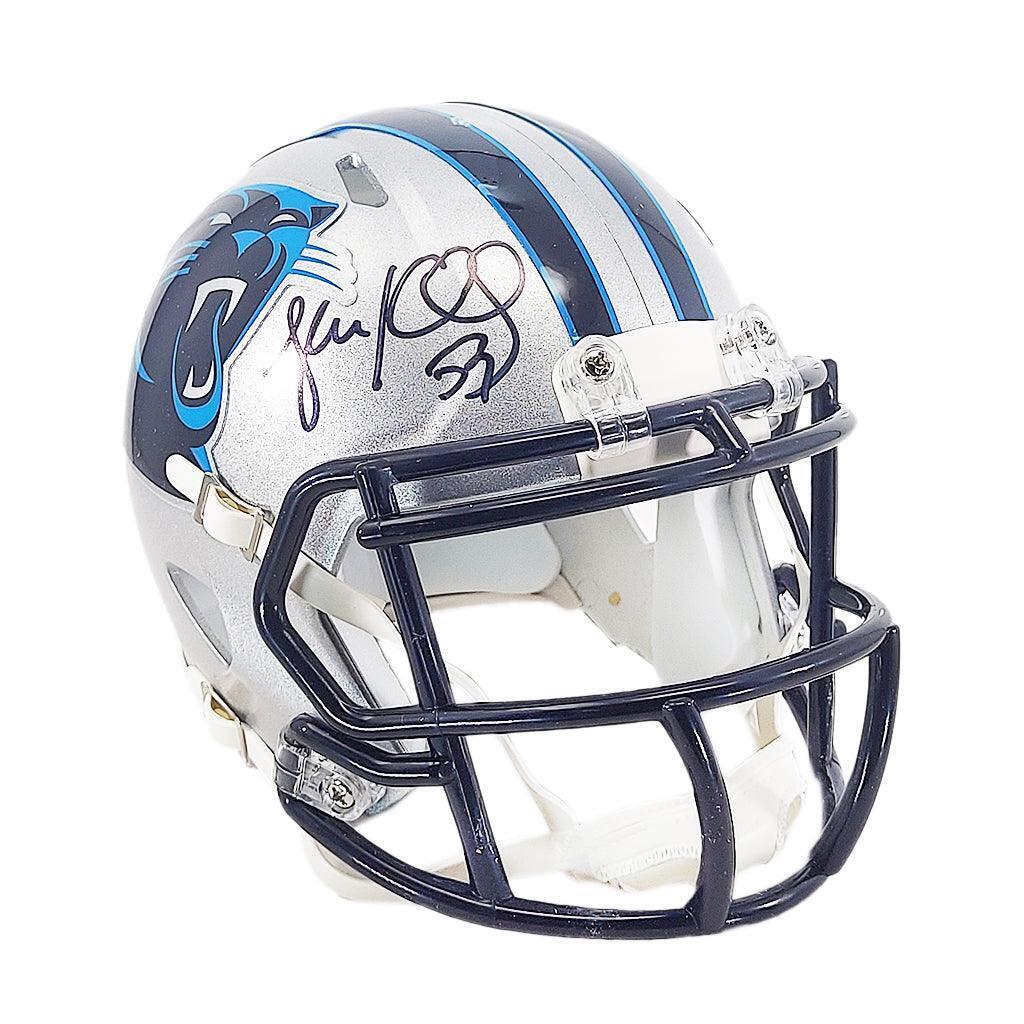 Luke Kuechly Signed Carolina Panthers Speed Mini Football Helmet (Beckett) Image 1