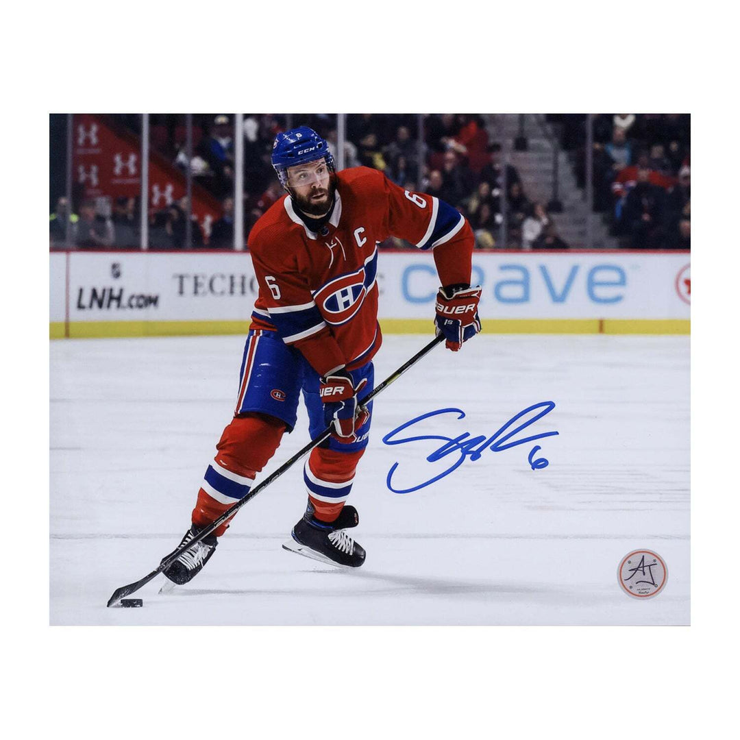 Shea Weber Autographed Montreal Canadiens 8x10 Photo Image 1
