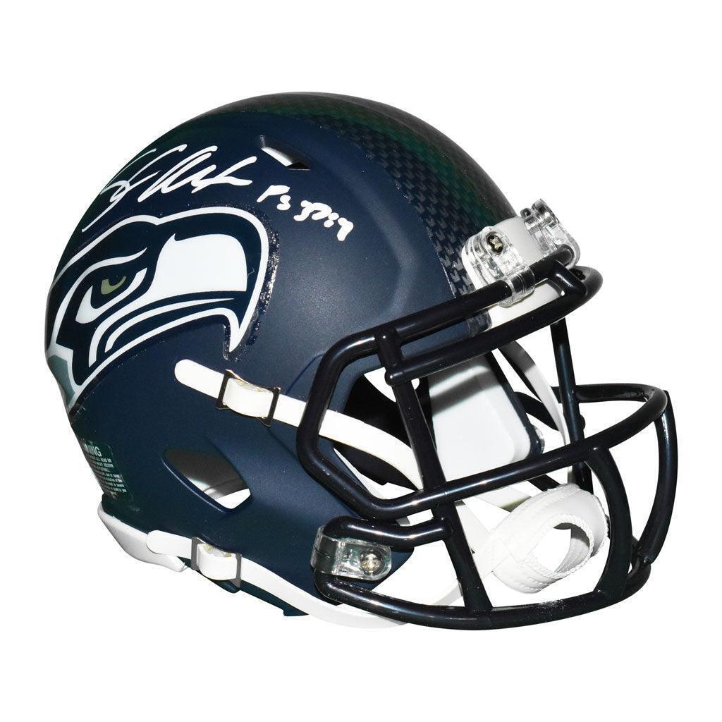 Shaun Alexander Signed Psalms Inscription Seattle Seahawks Speed Mini Football H Image 3