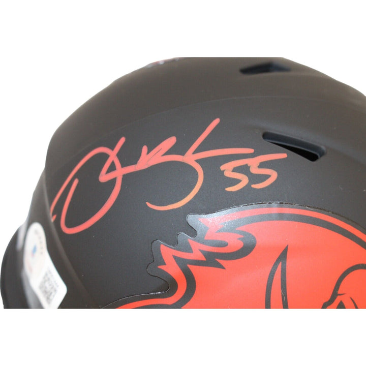 Derrick Brooks Signed Tampa Bay Buccaneers Eclipse Mini Helmet Beckett 44111 Image 3