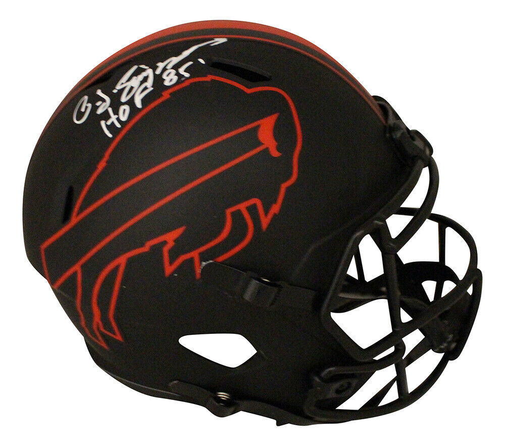 O.J. Simpson Autographed Buffalo Bills F/S Eclipse Speed Helmet HOF JSA 30381 Image 1
