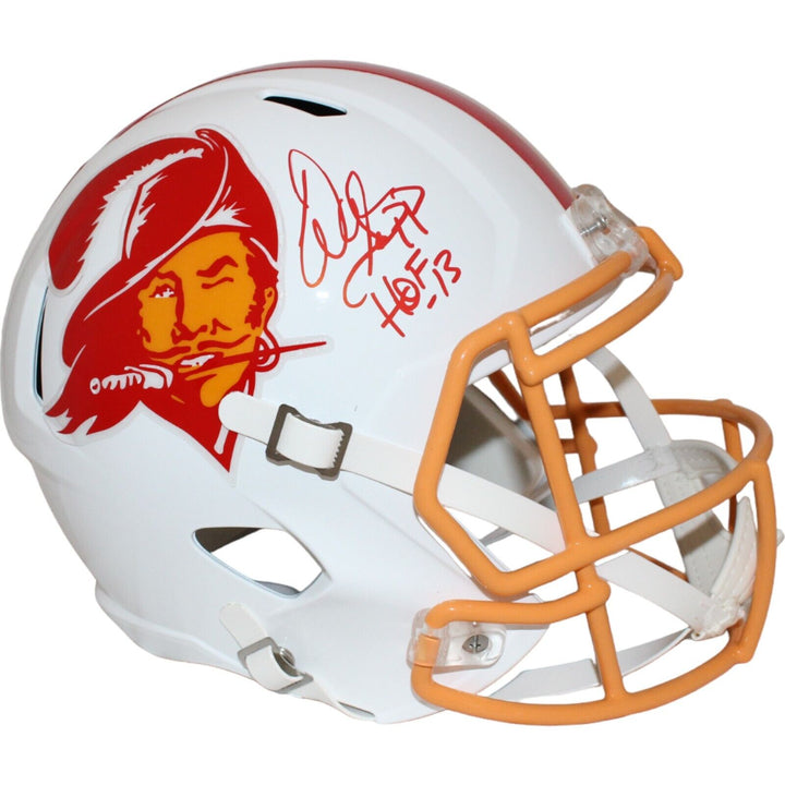 Warren Sapp Autographed Tampa Bay Buccaneers TB F/S Helmet HOF Beckett 44043 Image 1