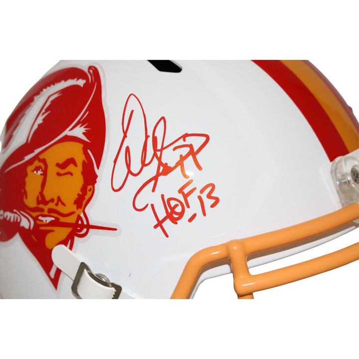 Warren Sapp Autographed Tampa Bay Buccaneers TB F/S Helmet HOF Beckett 44043 Image 2