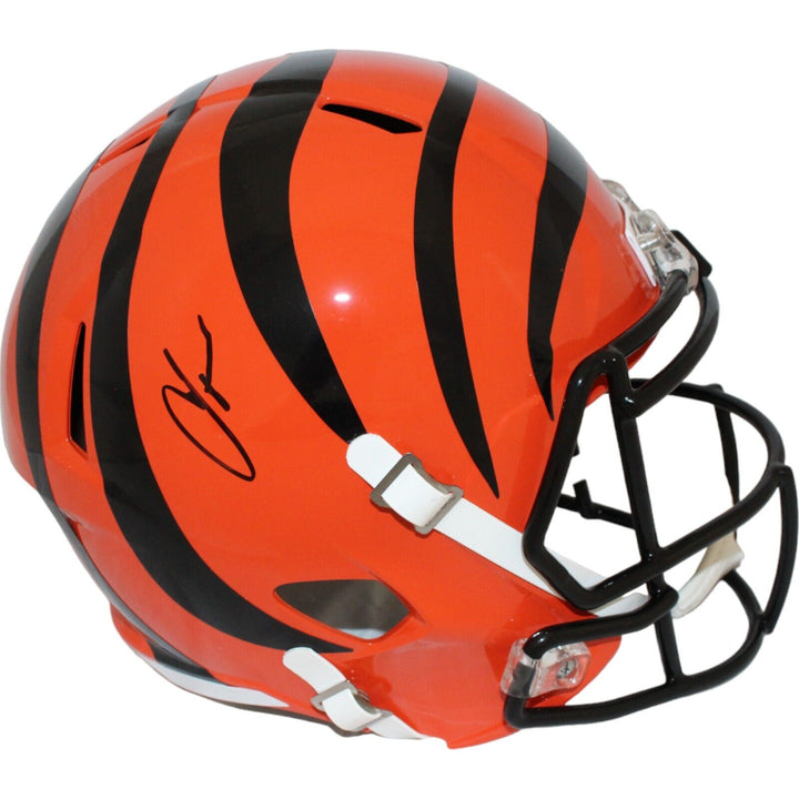 Chad Johnson Autographed/Signed Cincinnati Bengals F/S Helmet Beckett 44046 Image 1