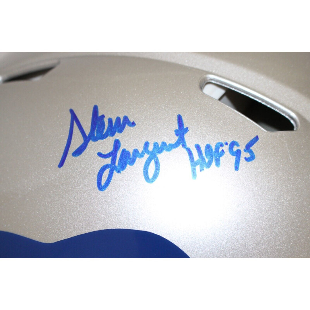 Steve Largent Autographed Seattle Seahawks Authentic Helmet HOF Becklett 44041 Image 2