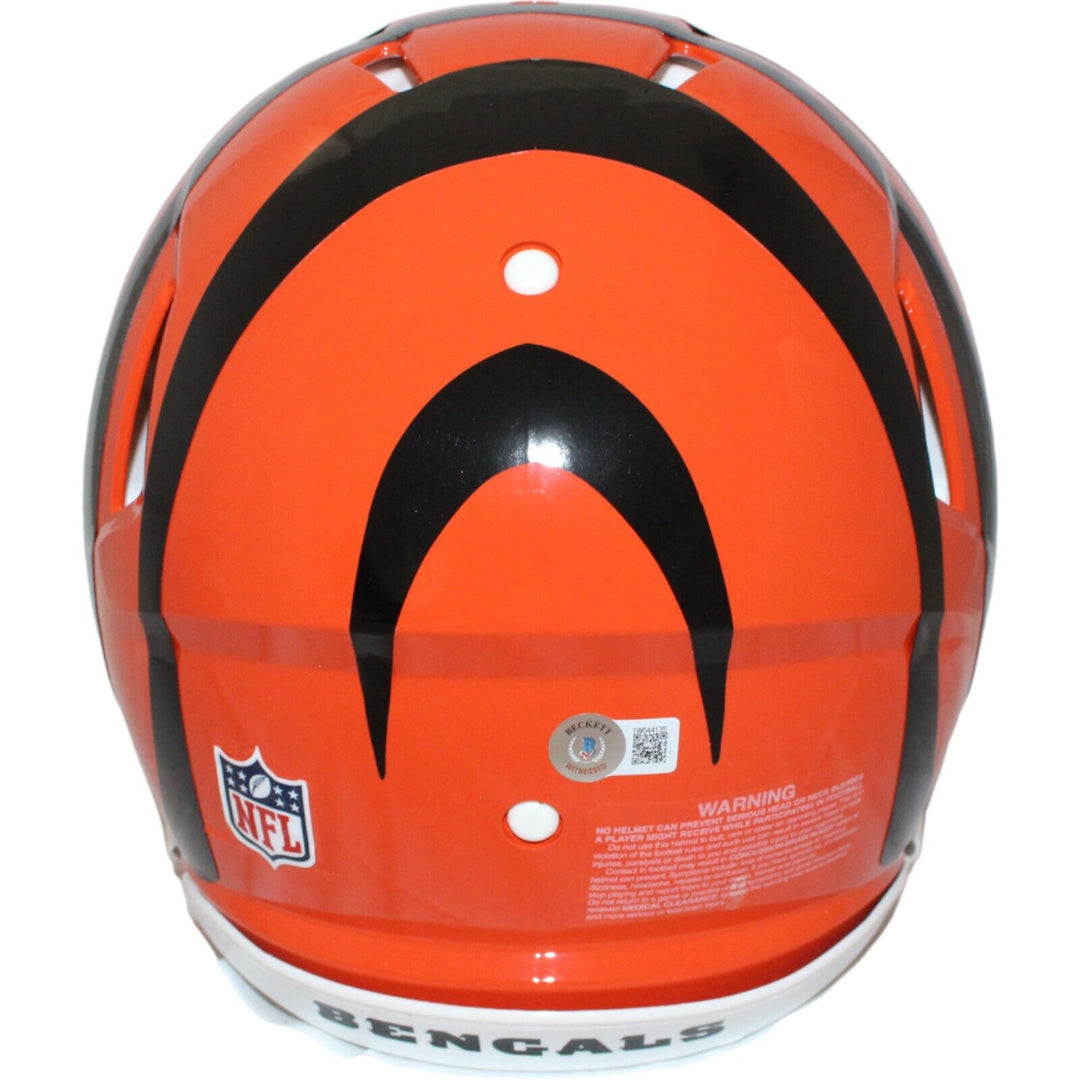 Chad Johnson Autographed Cincinnati Bengals Authentic Helmet Beckett 44040 Image 4