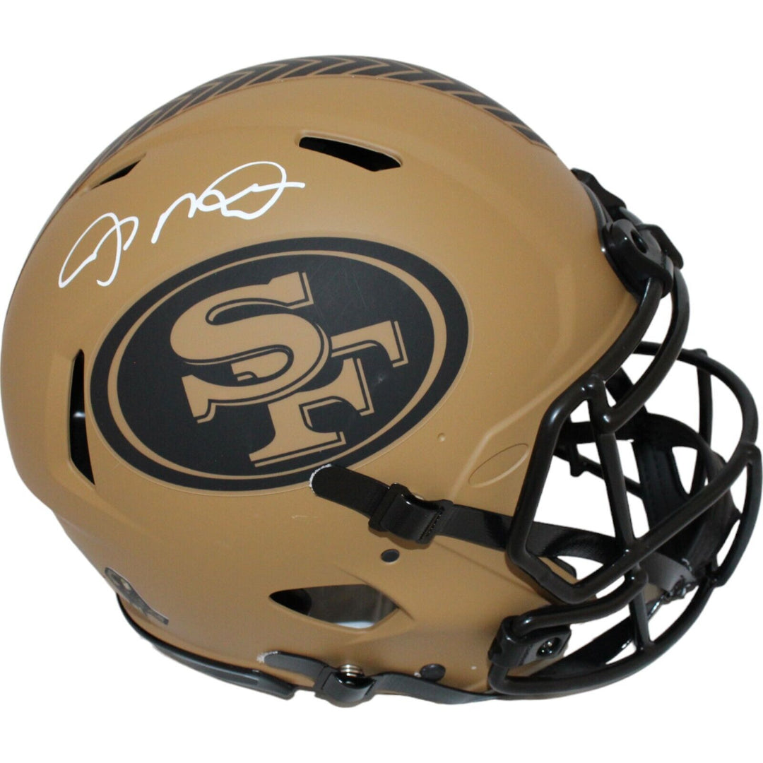 Joe Montana Autographed San Francisco 49ers 23 Salute Pro Helmet Beckett 44027 Image 1