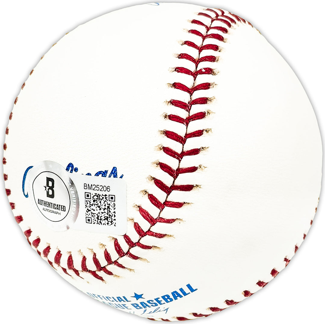 Willie Mays Aikens Autographed MLB Baseball Royals, Angels Beckett BM25206 Image 3