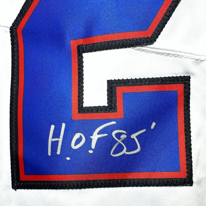 OJ Simpson Signed Inscribed "HOF 85" Buffalo Bills Jersey JSA COA White O.J. Image 4