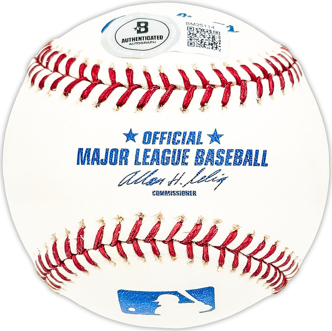 George P. Toma Autographed MLB Baseball Kansas City Royals Beckett QR #BM25114 Image 2