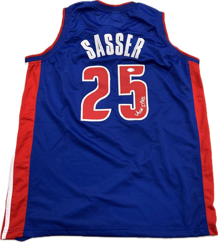 Marcus Sasser signed jersey PSA/DNA Detroit Pistons Autographed Image 1
