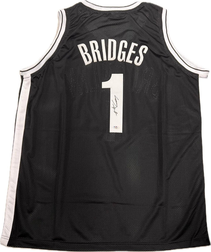 Mikal Bridges signed jersey PSA/DNA Brooklyn Nets Autographed Image 1