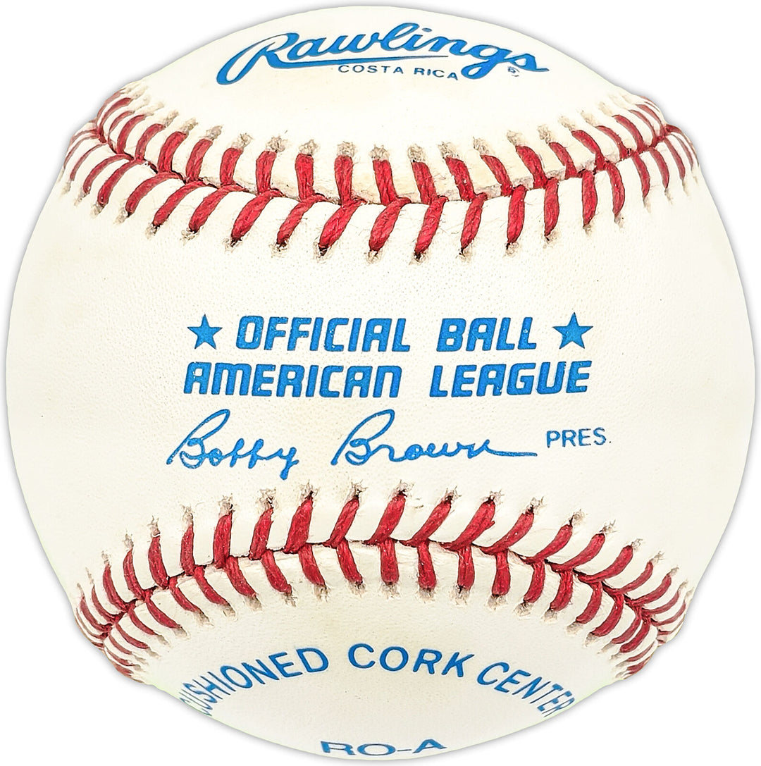 Warren Newsom Autographed AL Baseball Chicago White Sox, Texas Rangers 227745 Image 2