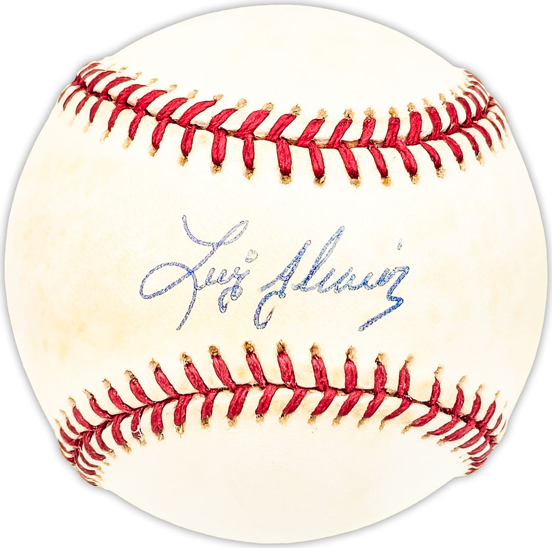 Luis Alcaraz Autographed Signed NL Baseball Dodgers, Royals Beckett QR #BM25340 Image 1
