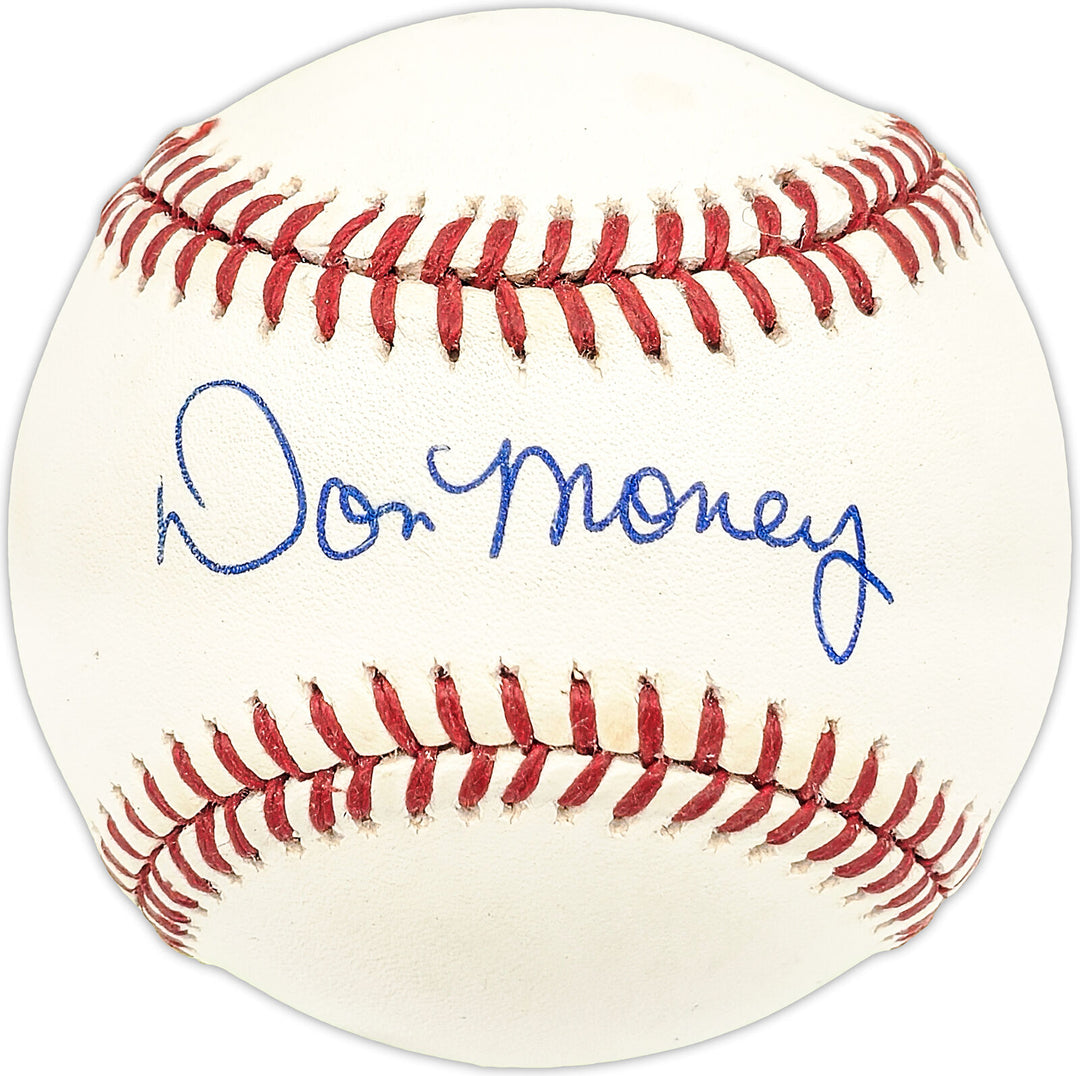 Don Money Autographed Signed NL Baseball Brewers, Phillies 227393 Image 1