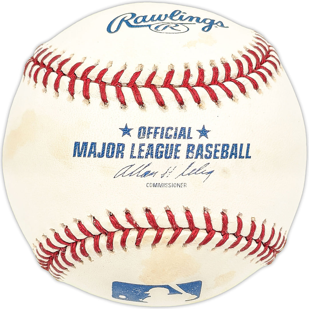 Greg Zaun Autographed MLB Baseball Blue Toronto Blue Jays, Miami Marlins 227438 Image 2